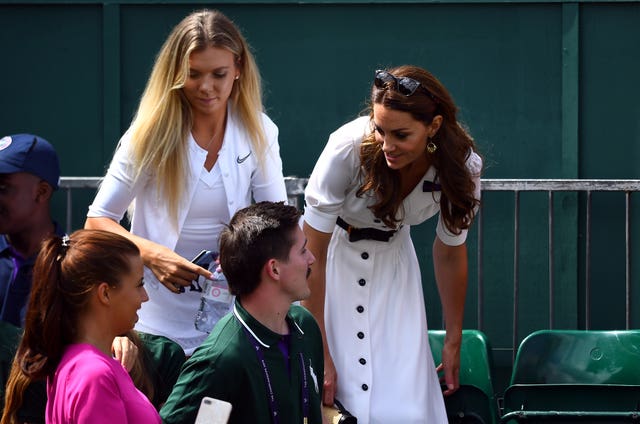 The Duchess said her goodbyes on Court 14