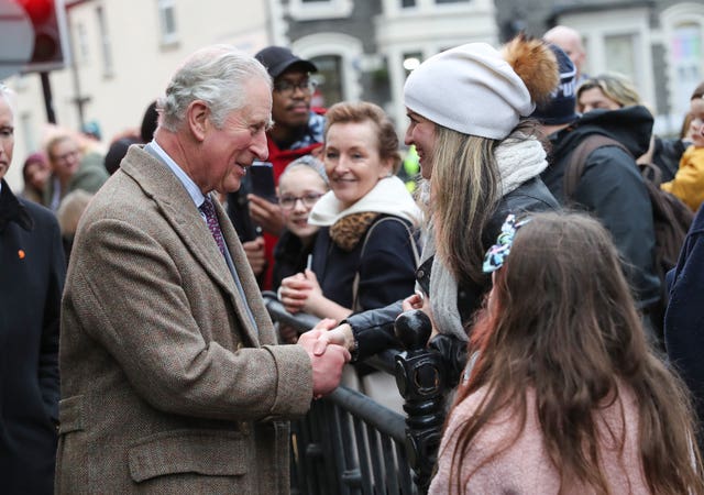 The Prince of Wales visit to south Wales