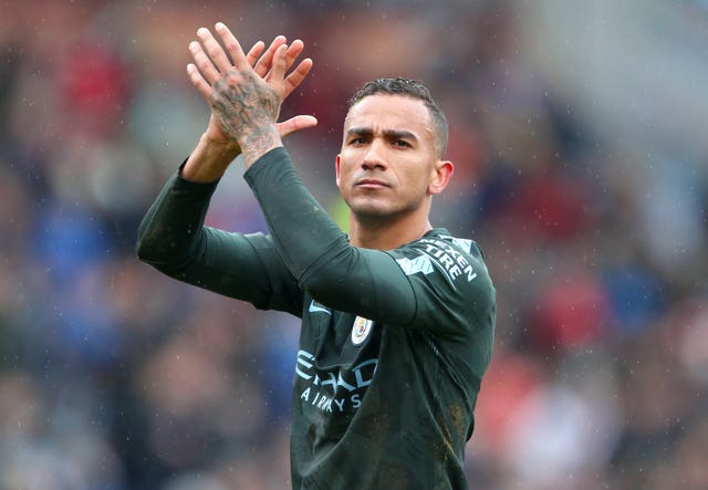 Danilo paid tribute to the Manchester City fans