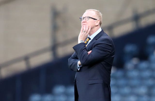 Alex McLeish has seen his midfield and forward options diminish