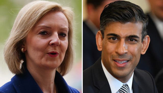 Liz Truss and Rishi Sunak