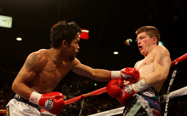 Manny Pacquiao beat Ricky Hatton in Las Vegas nine years ago