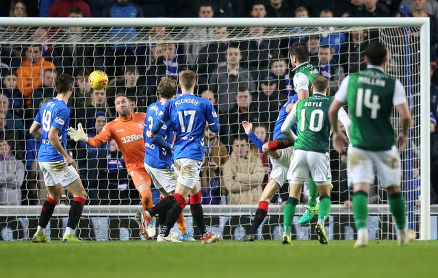 Gers' slipped up against Hibs on Boxing Day as Darren McGregor snatched a point for the Easter Road side