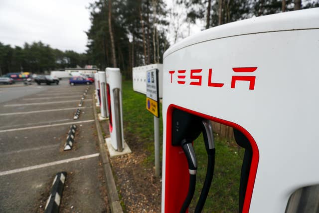 Charging devices have largely been funded through the private sector (Steve Parsons/PA)