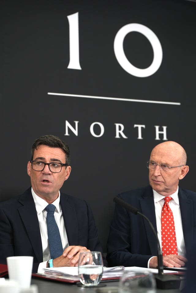 Andy Burnham and John Healey