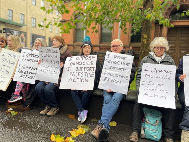 Defend Our Juries protest