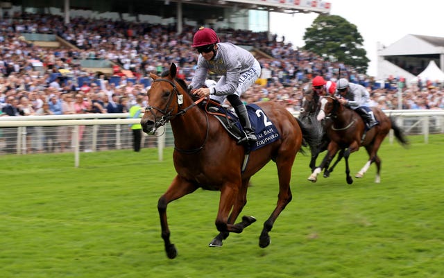 Lusail, here winning the Gimcrack at York, will run in the Al Shaqab Lockinge Stakes at Newbury 