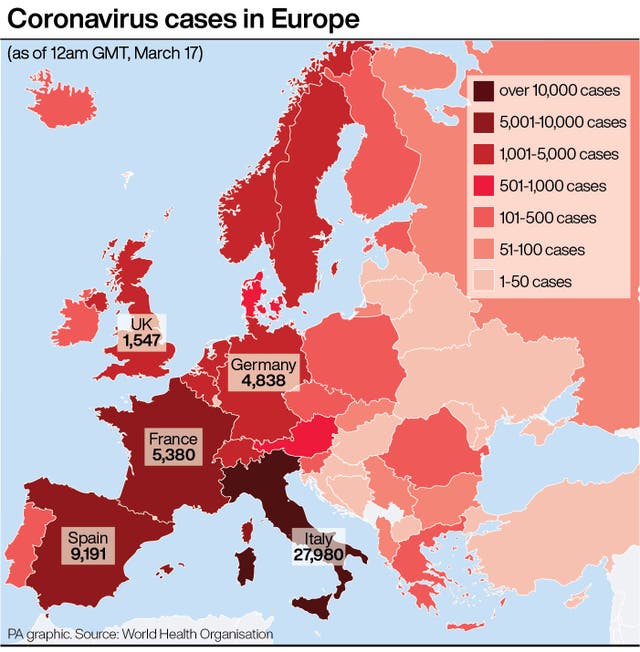 Coronavirus graphic