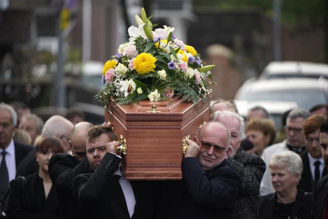 Baroness May Blood funeral