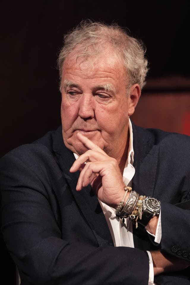 Jeremy Clarkson during a Q&A event to launch the final episode of The Grand Tour at BBC TV Centre in London