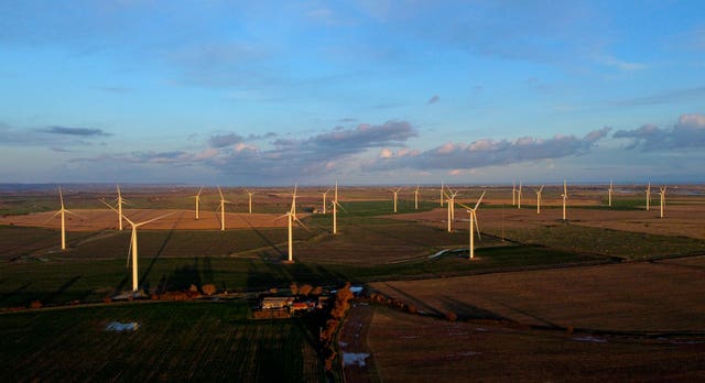  Wind turbines in the countryside