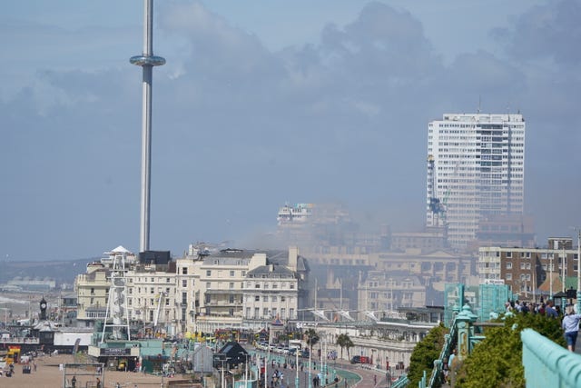 Brighton hotel fire