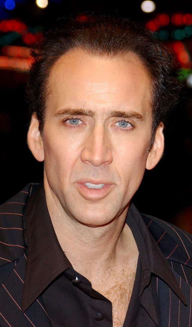 Nicolas Cage National Treasure premiere