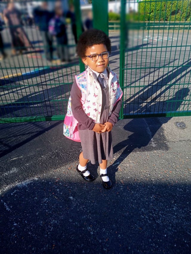 Five-year-old Shauna Flanagan Garwe, one of the 10 victims of the explosion at Applegreen service station in the village of Creeslough in Co Donegal 