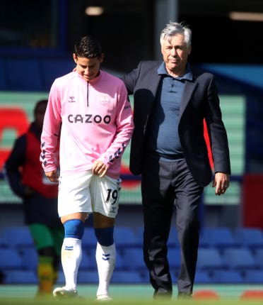 James Rodriguez (left) has worked with Carlo Ancelotti at Real Madrid and Bayern Munich
