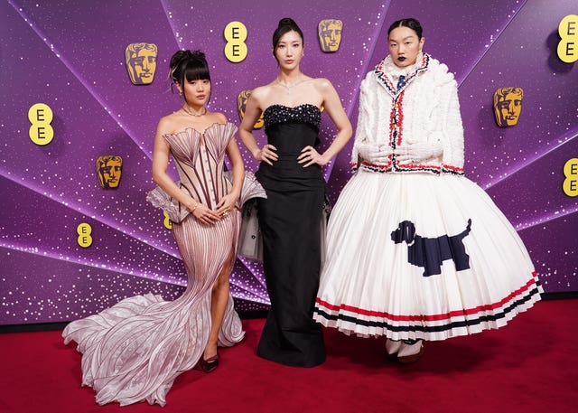 Rei Ami, Ejae, and Audrey Nuna from KPop Demon Hunters 