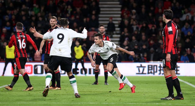 AFC Bournemouth v Liverpool – Premier League – Vitality Stadium