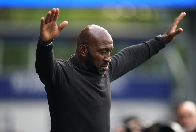 Sheffield Wednesday boss Darren Moore acknowledges the crowd after his side's thrilling fightback in the second leg of their play-off semi-final 