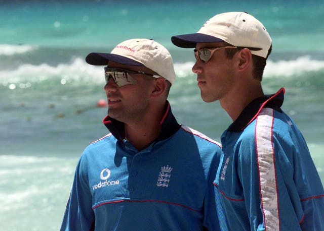 Adam (left) and Ben (right) on tour in Barbados.