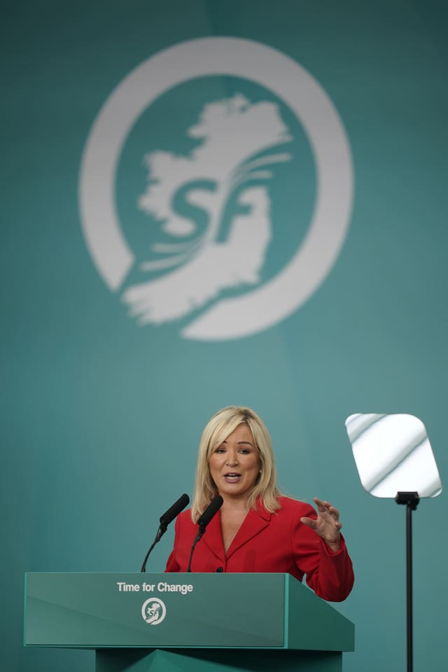 Sinn Fein's Michelle O’Neill, Northern Ireland's First Minister