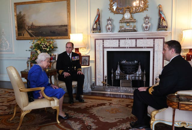 Audience at Buckingham Palace