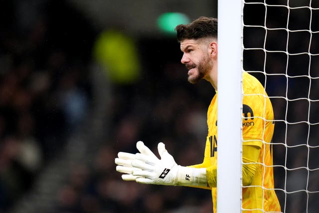 Tottenham Hotspur goalkeeper Fraser Forster