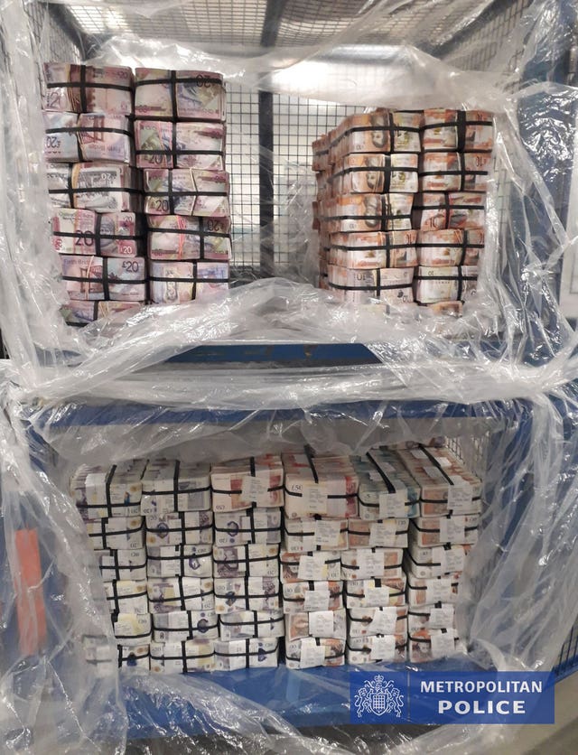 £5.1m in cash seized in Operation Venetic