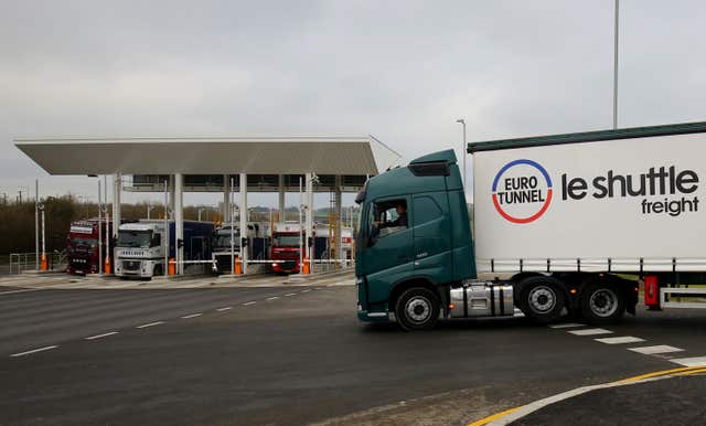 Eurotunnel freight terminal 