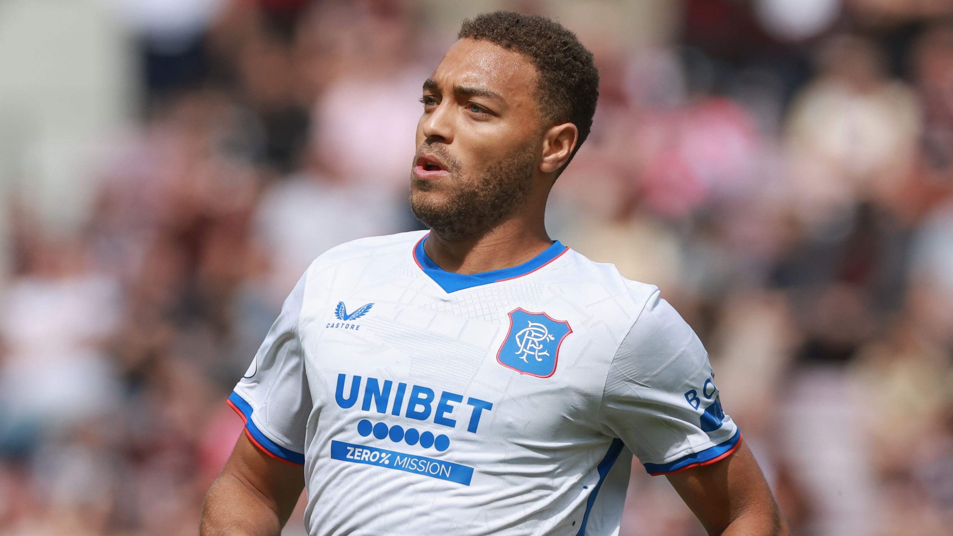 Cyriel Dessers late leveller boosted Rangers’ Champions League hopes (Steve Welsh/PA)