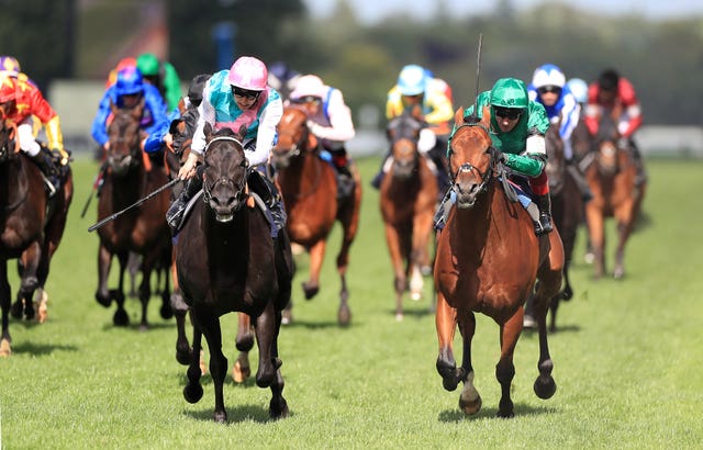 Biometric Harry Bentley (left) on the way to winning the Britannia Stakes at Royal Ascot will be under consideration for races at Listed and Group Three level (Mike Egerton/PA)