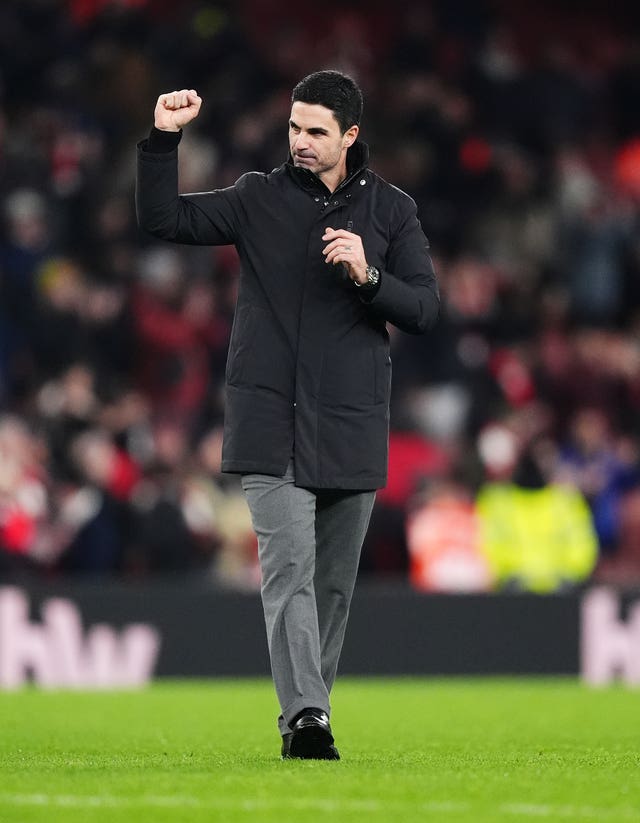 Arsenal manager Mikel Arteta