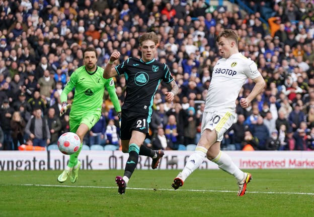 Joe Gelhardt scores