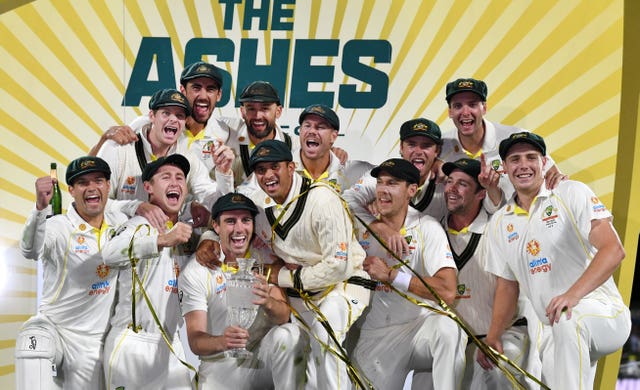 Australia retained the Ashes with a 4-0 win Down Under (Darren England via AAP/PA)