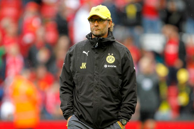 Jurgen Klopp in his time as Borussia Dortmund manager 