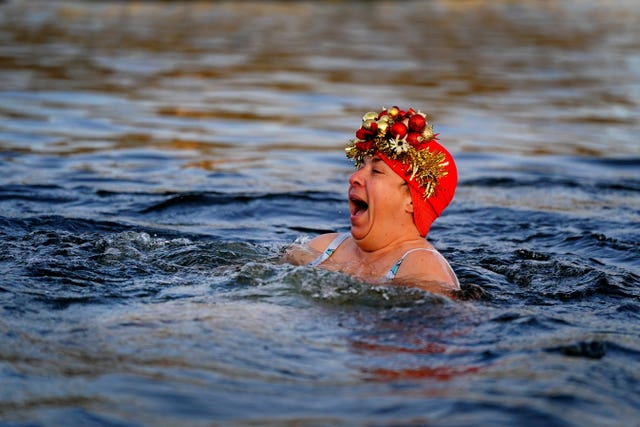 New Year’s Day dip