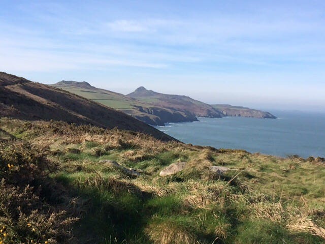 A view along the coast path in Pembrokeshire, west Wales (Francesca Nelson/PA)