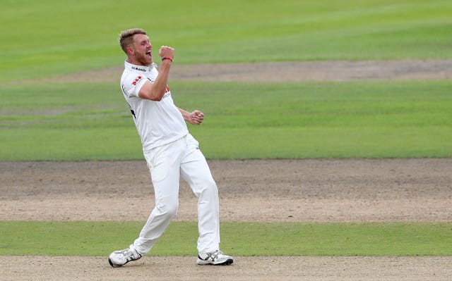 Jamie Porter has had a lean couple of years but looked at his best at Lord's (Martin Rickett/PA)