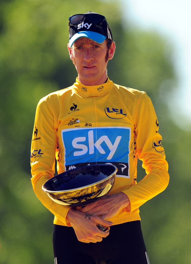 Sir Bradley Wiggins became the first British winner of the Tour de France in 2012