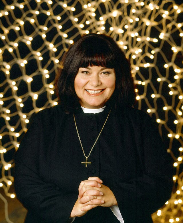 Dawn French as the Vicar of Dibley