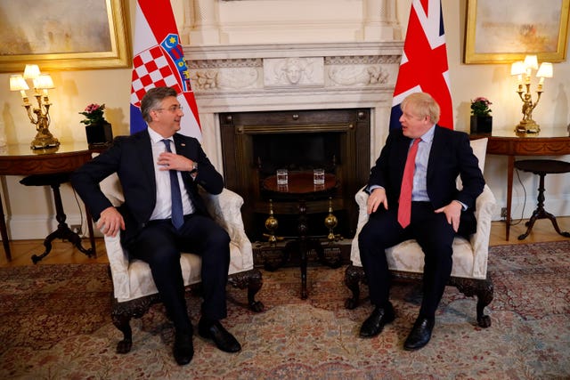 Croatian Prime Minister visit to UK