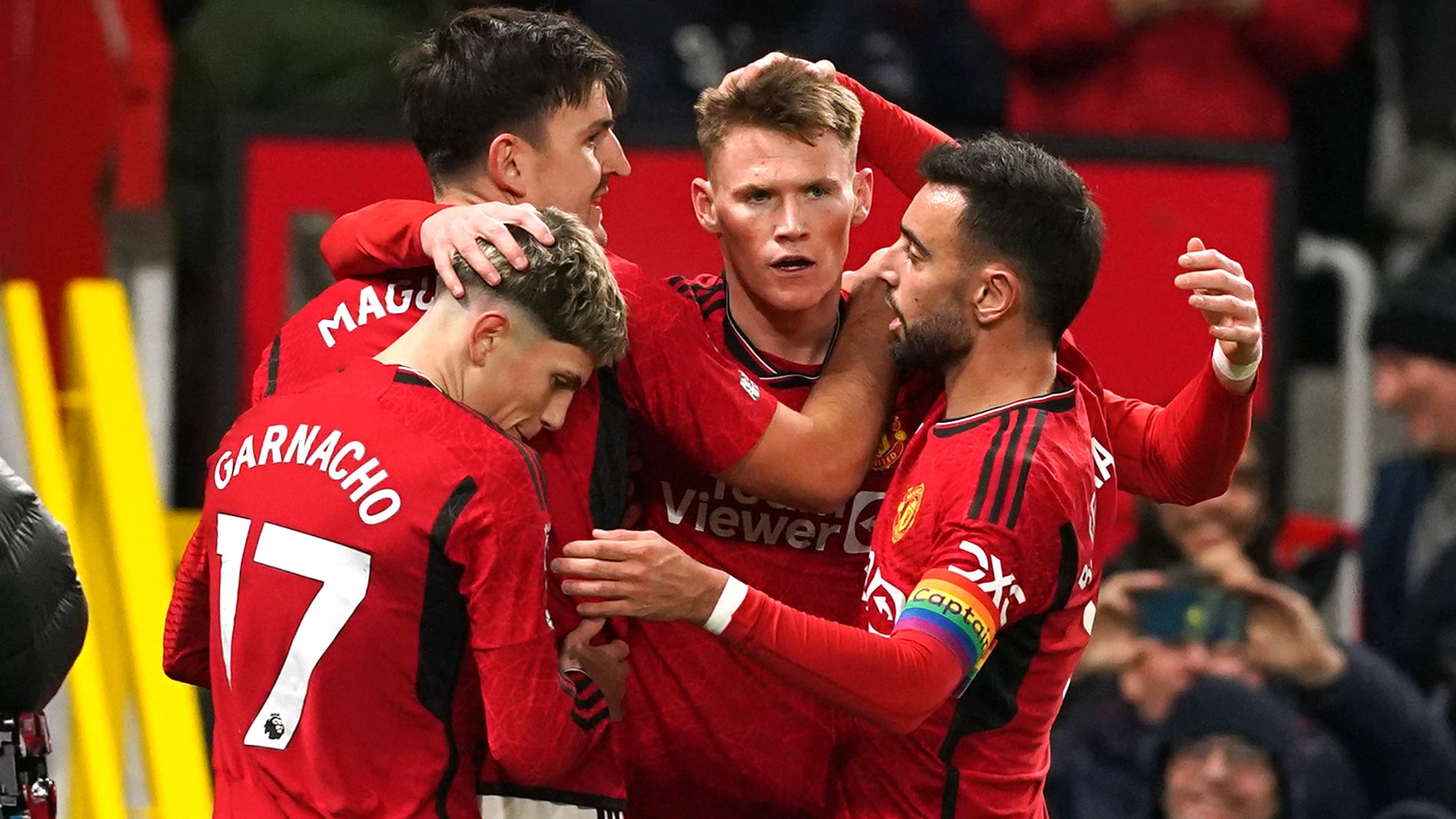 Scott McTominay bagged a brace (Martin Rickett/PA)