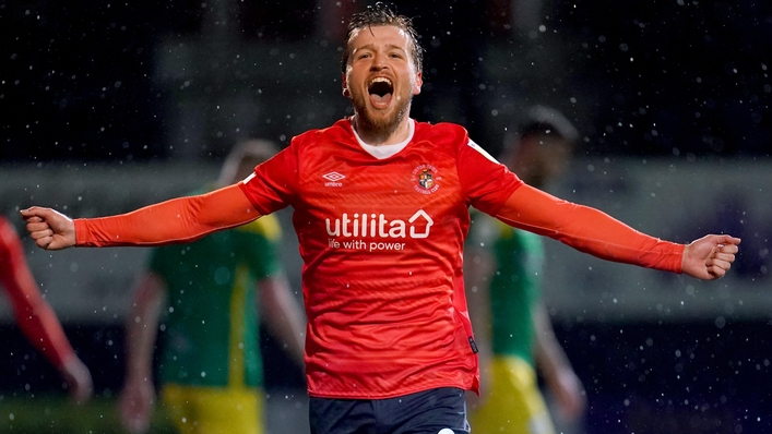 Luke Berry struck for Luton (nick Potts/PA)