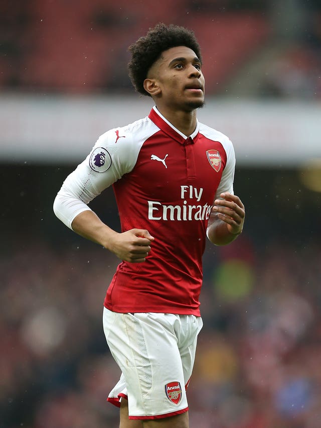 Highly-rated teenager Reiss Nelson made his Premier League debut 