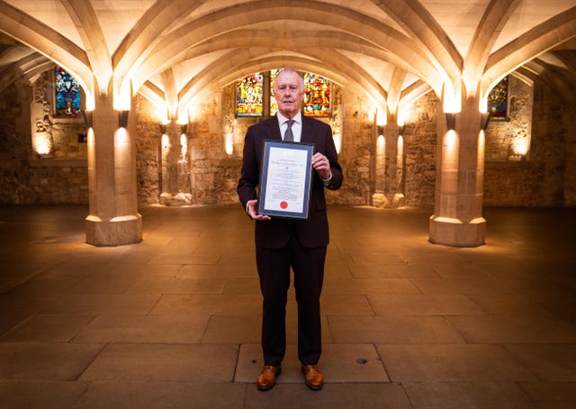 Freedom of the City of London for Sir Geoff Hurst