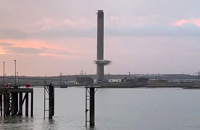 Littlebrook Power Station chimney