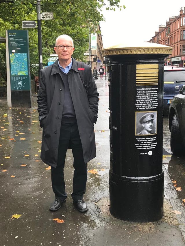 Edward Finlayson, grand-nephew of army officer Walter Tull