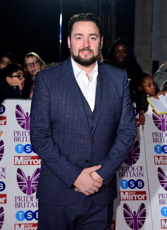 Jason Manford has congratulated Mr Long on his award. (Ian West/PA Wire)