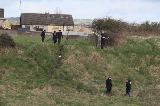 Gardai search wasteland in Co Louth in 2021