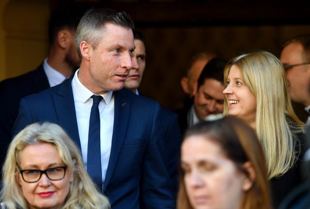 Cardiff manager Neil Harris was among those to attend the service on the anniversary of Emiliano Sala's death