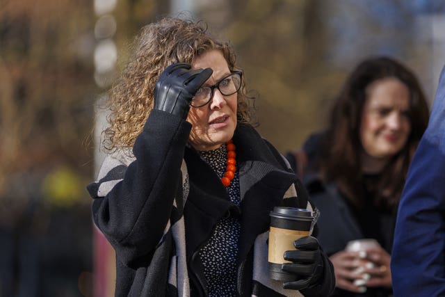 Fiona Donohoe arriving at court